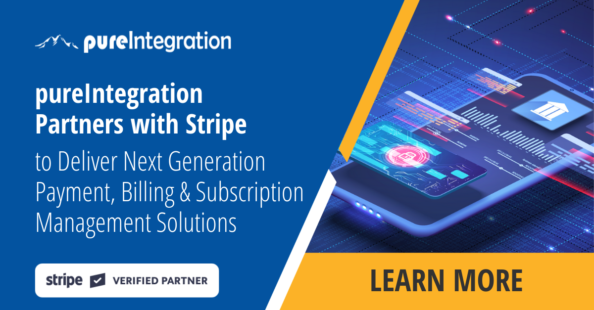 pureIntegration Partners with Stripe to Deliver Next Generation Payment, Billing and